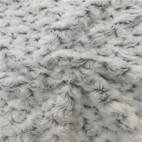 Tissu peluche 100% Polyester avec motifs de Rose tricoté, décoration d'interieur