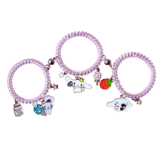Hot Sale Ladies Jewelry Cartoon Charm Bracelet Girls Gift Friendship Couple Bracelet