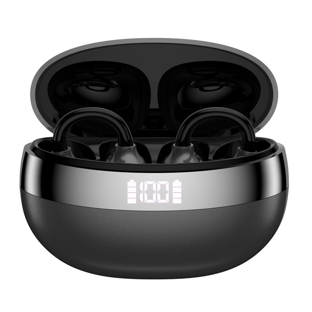 Best Seller Ecouteurs Noise Cancelling Bluetoothes 5.4 Wireless ANC Clip-on Ear Headphones Sport OWS TWS Earphones with LED case