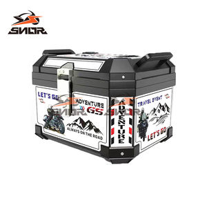 Caja de herramientas de almacenamiento cuadrada gruesa Universal SNOR al por mayor, caja trasera de motocicleta de gran capacidad para maletero de motocicleta - Product Image 3