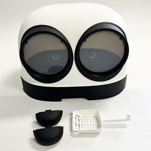 <span class=keywords><strong>Bac</strong></span> à litière pour chat <span class=keywords><strong>avec</strong></span> capot, entrée double, style panda, <span class=keywords><strong>avec</strong></span> tiroir et pelle à litière - Product Image 5