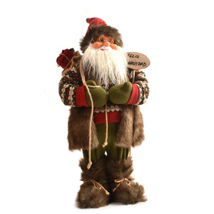 Papá Noel navideño de lujo, venta al por mayor, proveedor de fábrica, decoración de vacaciones - Product Image 3