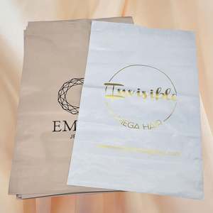 Enveloppes d'expédition en polyéthylène mat abricot personnalisées, imperméables, autocollantes, enveloppes en plastique nude, pochettes pour vêtements - Product Image 5