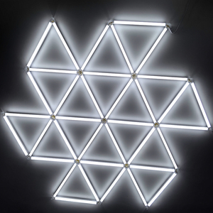 Meijiu Lighting - Lámpara LED de Cultivo RGBW, Barra LED Hexagonal, Luces de Detalle Estilo Túnel, Iluminación de Cultivo para Jardines Pequeños - Product Image 1