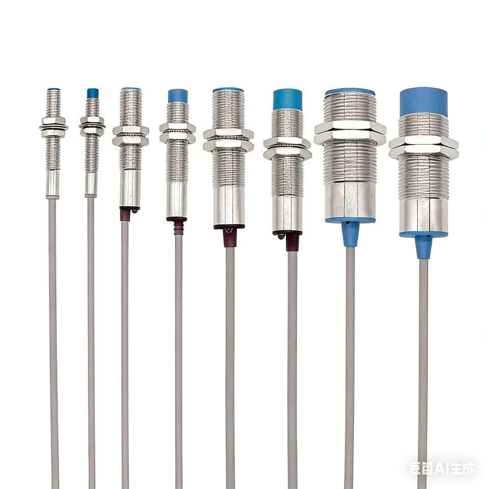 Industrial Inductive Proximity Sensor M18 Shielded PNP NC 12mm Range 12 ...
