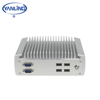 Ordinateur industriel de qualité supérieure le moins cher avec processeur Celeron J1900, 2 LAN, 6COM, HD pour kiosque à monnaie