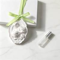 Coffret Cadeau Luxe Diffuseur d'Huiles Essentielles Parfumées pour la Maison Pierre Aromatique en Céramique Suspendue Désodorisant pour Armoire et Voiture