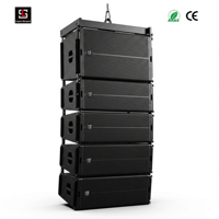Sistema de Sonido PA de Línea Activa Doble de 12 Pulgadas LASE LA-6, 800 W, 134 dB SPL Máximo, Altavoz de Audio Profesional para Conciertos al Aire Libre