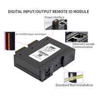 Módulo de Expansión PLC Industrial 32DI 32DO, Módulo de Entrada/Salida Digital, Ethernet Modbus TCP, Salida de Relé, Módulo Io Remoto