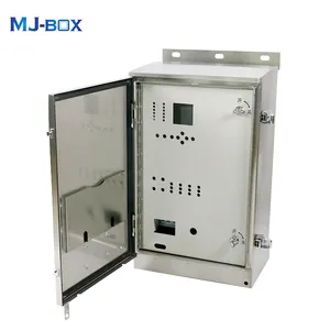 Double Door Wall Mounted Enclosure IP66 Electronic Distribution Switchboard Stainless Steel Box Junction Box