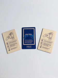 कस्टम UV मुद्रित बांस लकड़ी 13.56mhz nfc Rfid कुंजी कार्ड के लिए प्रवेश कुंजी कार्ड - Product Image 6