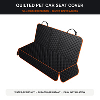 Housse de siège auto imperméable pour chien en tissu Oxford, protection de siège arrière pour animaux de compagnie, antidérapante, résistante aux rayures, tapis de banquette pour voitures et SUV