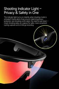 Lunettes Intelligentes Sans Fil Anti-tremblement Double pour Sports de Plein Air avec Appel Mains Libres, Musique et Casque Audio, Matériel IA - Product Image 4