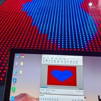 Lámpara de Pie C64 para Escenario, Luces LED de Haz para Pista de Baile Digital, Animación de Píxeles, Carrusel, Modo de Control DMX512, IP65, Regulable, RGB, para Discoteca