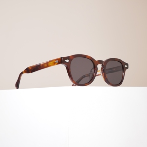 Lunettes de soleil vintage rondes en acétate pour hommes et femmes, multicolores, style rétro avec rivets diamantés, polarisées, faites à la main, de luxe, de créateur - Product Image 3