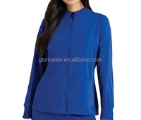 GloriousIn Femme Scrubs Veste Scrubs 2023 Hôpital Haute Qualité Oem Uniformes Costume Médical Ajusté Antistatique Infinity Marque