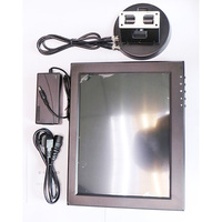 Monitor LCD Cuadrado de 12 Pulgadas con Soporte Estable y Calidad Estable, Monitor de TV LED TFT Super Color