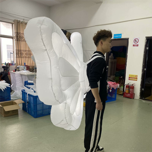 Diễu hành trang trí <span class=keywords><strong>Inflatable</strong></span> bướm <span class=keywords><strong>Wing</strong></span> trang phục với đèn LED cho người lớn bên sự kiện sân khấu hiệu suất - Product Image 3