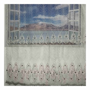Gran oferta de tela granadina de gasa, diseño de moda, bordado de malla para <span class=keywords><strong>cortinas</strong></span> para la sala de estar, venta de 2017 - Product Image 1