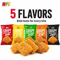 Free Sample Instant Food Beef Chicken Sesame Flavor Dry Crispy Noodle Snack