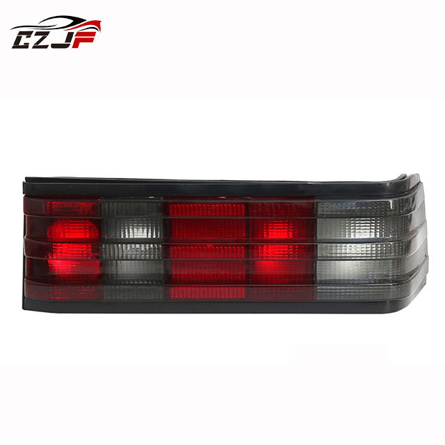 CZJF Smoked Red Tail Light Rear Lamp Assembly for Mercedes Benz 190E W201 190D 190 Series 1982-1993 Performance Replacement