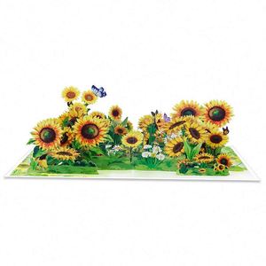 Nouvelle carte pop-up 3D créative pour la fête des mères, cadeau de bénédiction pour les enseignants - Product Image 1