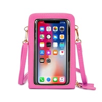 Miyin 2025 Nouvelle Pochette pour Femmes avec Écran Tactile, Petite Pochette pour Téléphone Portable, Sac à Bandoulière de Voyage