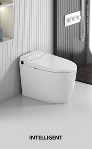 Inodoro Inteligente con Tapa Abatible Automática y Calefacción, Bidé Sifónico Transfronterizo de Una Pieza para Uso Doméstico, ¡Gran Venta! Certificado CE - Product Image 2
