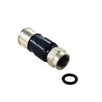 Connecteur de câble coaxial RF étanche de type F mâle à compression pour antenne 75 ohms, câble RG11, caméra CCTV