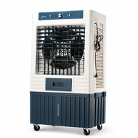 Refroidisseur d'air évaporatif personnalisé avec logo OEM ODM, réservoir 140L, 380W, moule privé, marque privée, approvisionnement en gros, CE CB, vente en gros