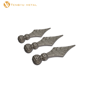 Sản xuất các thành phần sắt rèn rèn cho trang trí cửa & Cổng phụ kiện cho sân & công viên ứng dụng - Product Image 2