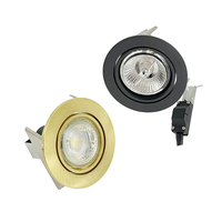 Downlight LED moderne commercial encastré rond or plafonnier blanc chaud aluminium lampe à LED pour projecteurs de salon
