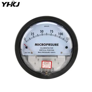 Manomètre de pression différentielle, TE2000, baromètre numérique avec pointeur pour salle de nettoyage