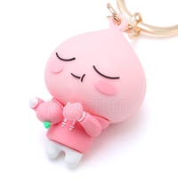 Figurine personnalisée en PVC souple 3D Jouets Porte-clés poubelle mignon