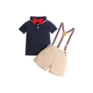 गर्मियों लघु आस्तीन औपचारिक टी शर्ट शॉर्ट्स डिजाइन बच्चों लड़कों कपड़ा toddlers के tracksuits संगठन बच्चा लड़का कपड़े बुटीक