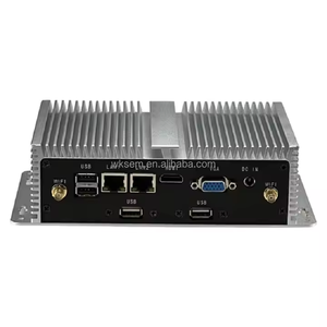 Công nghiệp Mini <span class=keywords><strong>PC</strong></span> với Dual core Intel i3 7100U không quạt <span class=keywords><strong>DDR4</strong></span> <span class=keywords><strong>RAM</strong></span> HDD/SSD CN cắm mạng kép (Wifi tùy chọn) sử dụng New Linux OS - Product Image 1