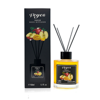 Vente en gros de haute qualité de parfum longue durée de luxe décoratif huile essentielle rotin bâton diffuseur de roseau ensemble avec hôtel maison