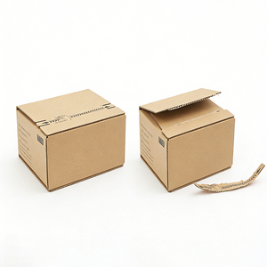 Custom Folding Recyclable Zipper Corrugated Cardboard Mailer <b>Shipping</b> Gift Packaging <b>Boxes</b> - Product Image 5