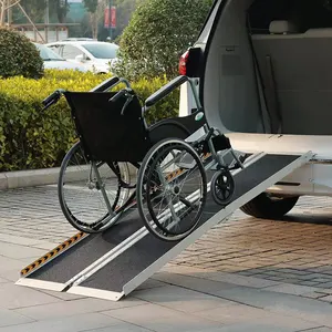 Лучшее качество алюминиевый пандус для инвалидной коляски собака пандус лестница