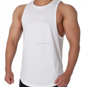Camiseta sin Mangas Personalizada con Logotipo para Hombre, Camiseta Deportiva de Verano para Gimnasio, Culturismo, Camiseta Interior Corta, Camiseta de Tirantes, Camiseta de Lucha Libre, Camiseta de Punto - Product Image 1