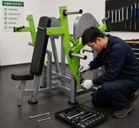 Máquina de Press de Hombros Profesional, Apta para Uso Doméstico y Comercial.