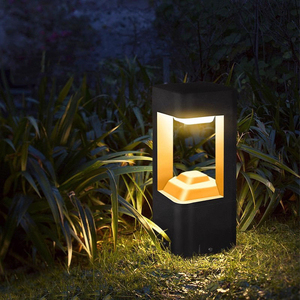 Lampada <span class=keywords><strong>da</strong></span> <span class=keywords><strong>Giardino</strong></span> <span class=keywords><strong>LED</strong></span> Solare Quadrata Cava IP65 Impermeabile per Vialetti di Ville - Product Image 6