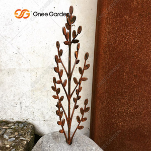 Paravent décoratif de jardin en acier Corten découpé au laser pour l'extérieur, clôture d'intimité, panneaux décoratifs, faible entretien, respectueux de l'environnement - Product Image 3