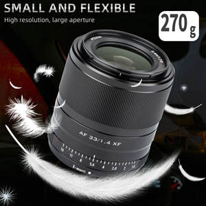 เลนส์ Viltrox 23 มม. 33 มม. 56 มม. F1.4 รูรับแสงกว้างแบบฟิกซ์ สำหรับกล้อง X-Mount ขนาด 52 มม. เส้นผ่านศูนย์กลาง 65 มม. ใช้ได้กับกล้อง X-T4 X-T30 ของ DF Wholesale - Product Image 1