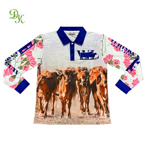 Camiseta <span class=keywords><strong>de</strong></span> <span class=keywords><strong>Pesca</strong></span> Polo Australiana con Estampado por Sublimación <span class=keywords><strong>de</strong></span> Diseño Personalizado <span class=keywords><strong>de</strong></span> Alta Calidad Sin Pedido Mínimo - Product Image 1