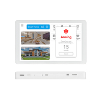 Panel Kontrol tablet POE 8 inci otomatisasi rumah, WiFi flush mount tablet Android Zigbee KNX Matter tablet rumah pintar