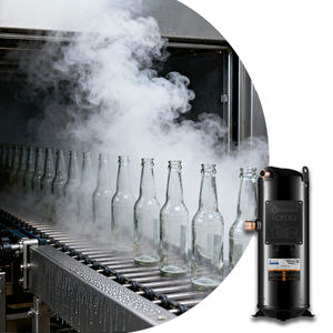 Compresseur à spirale haute efficacité XECOM avec configuration standard pour la désinfection à haute température des bouteilles de bière - Product Image 1