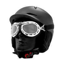 Yijia optique moto lunettes extérieur sable lunettes vélo lunettes pour demi-casque Vintage équitation lunettes Harley lunettes