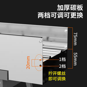 เตาปิ้งย่างบัตเตอร์ฟลายกริลล์ 430 สเตนเลสสตีลหนาพิเศษ ขนาด 100 ซม. ปรับความสูงได้ แบบแยกส่วน - Product Image 1