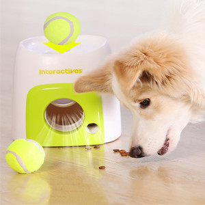 Lanzador automático de pelotas, <span class=keywords><strong>juguete</strong></span> interactivo para mascotas, pelota de tenis, máquina de recompensa de <span class=keywords><strong>comida</strong></span>, juguetes interactivos relajantes de <span class=keywords><strong>comida</strong></span> lenta para gatos y perros - Product Image 2